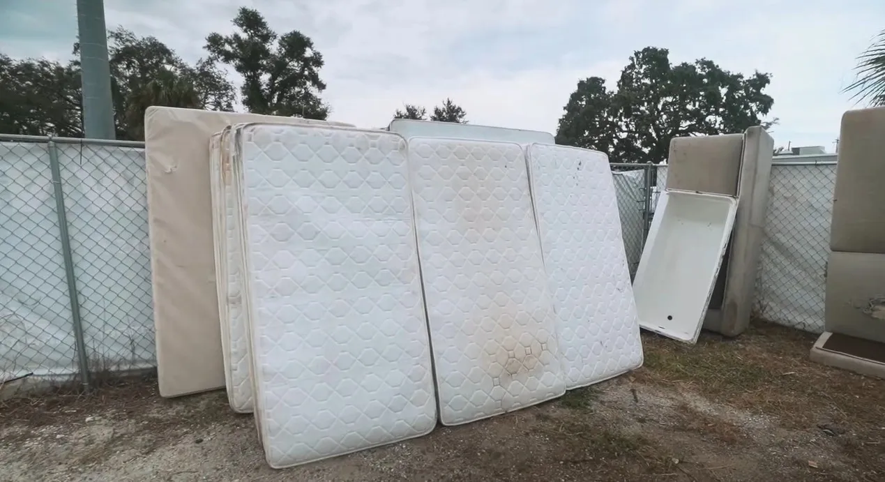 Mattress removal job completed for a Hialeah customer